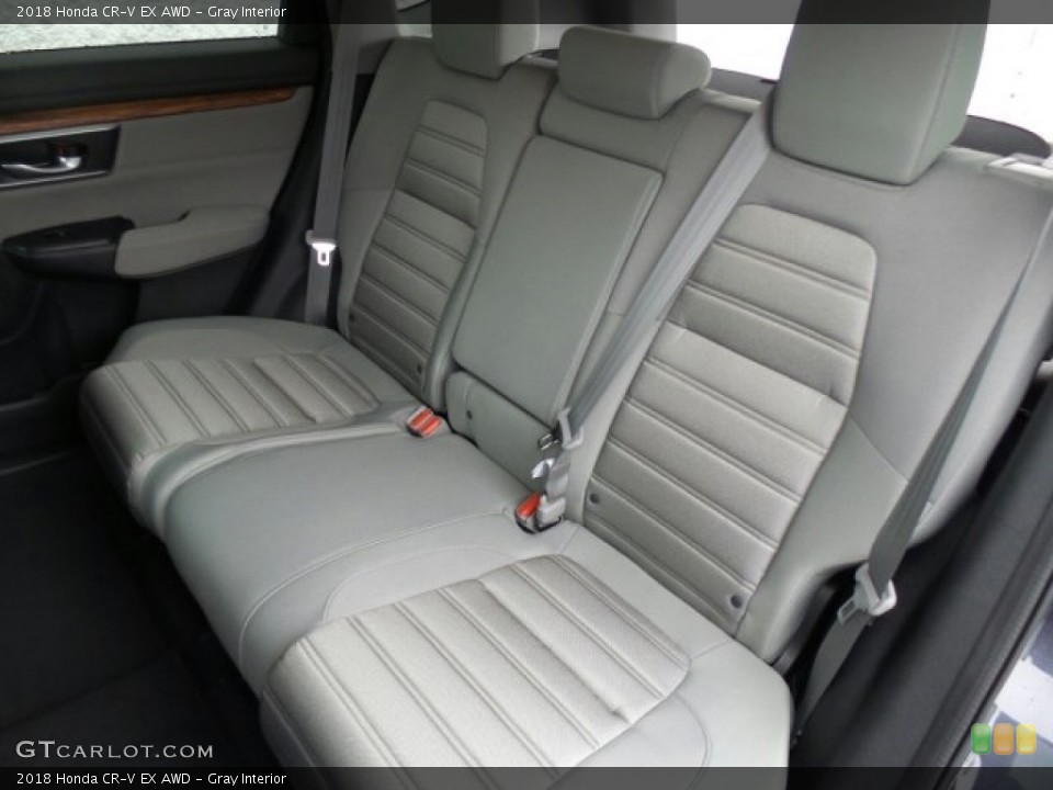 Gray Interior Rear Seat for the 2018 Honda CR-V EX AWD #123728036