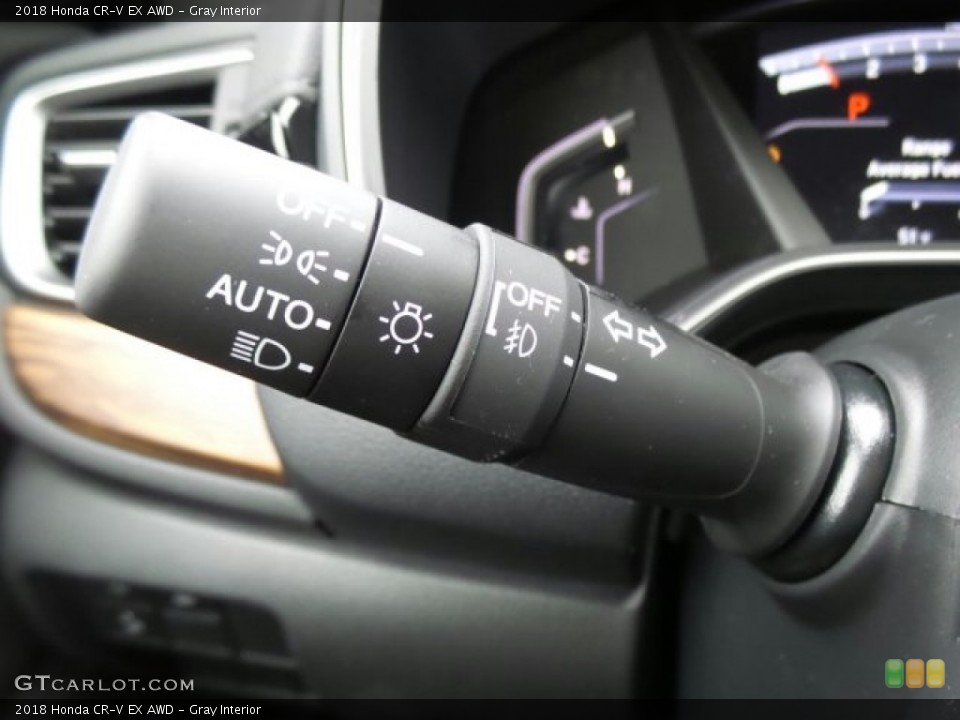 Gray Interior Controls for the 2018 Honda CR-V EX AWD #123728189