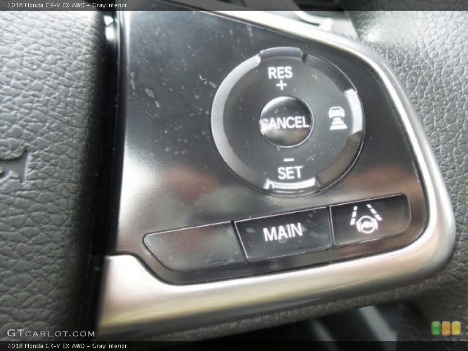 Gray Interior Controls for the 2018 Honda CR-V EX AWD #123728213