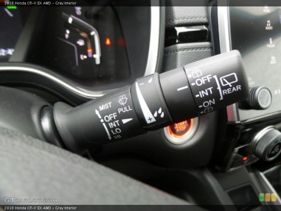 Gray Interior Controls for the 2018 Honda CR-V EX AWD #123728228