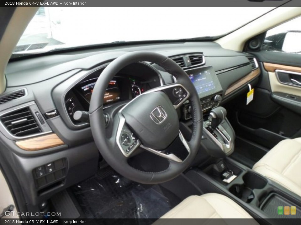 Ivory Interior Photo for the 2018 Honda CR-V EX-L AWD #123728537