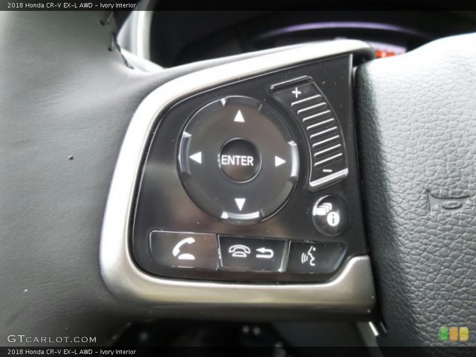 Ivory Interior Controls for the 2018 Honda CR-V EX-L AWD #123728732