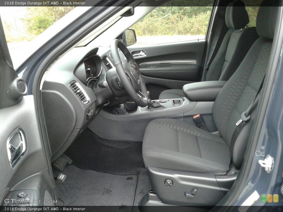 Black Interior Front Seat for the 2018 Dodge Durango SXT AWD #123730736