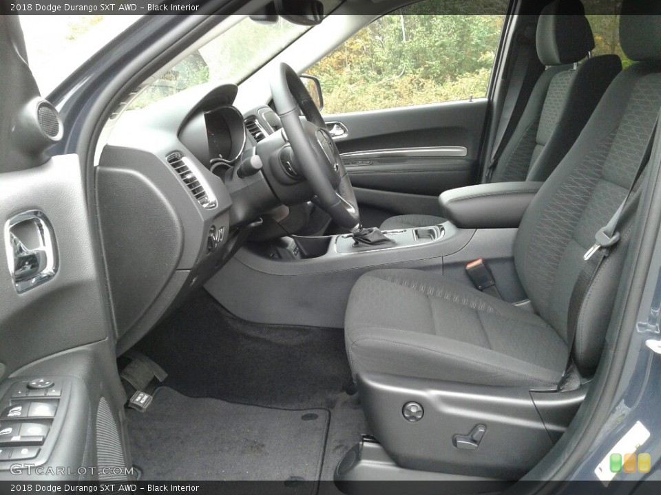 Black Interior Front Seat for the 2018 Dodge Durango SXT AWD #123730766