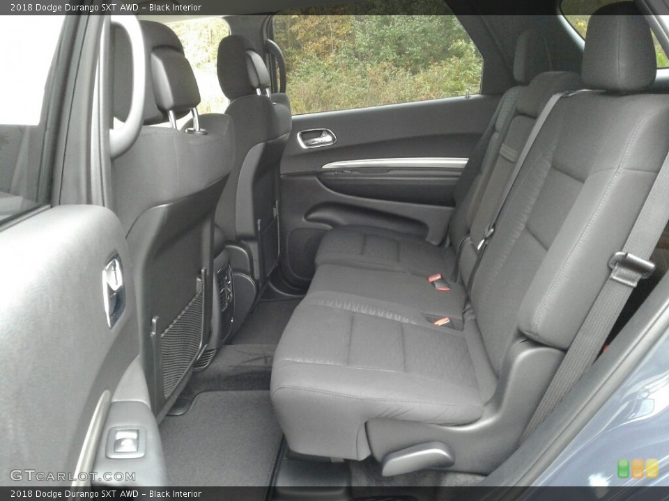 Black Interior Rear Seat for the 2018 Dodge Durango SXT AWD #123730805