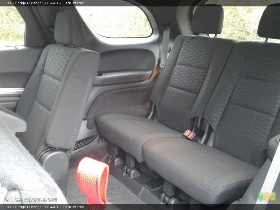 Black Interior Rear Seat for the 2018 Dodge Durango SXT AWD #123730838