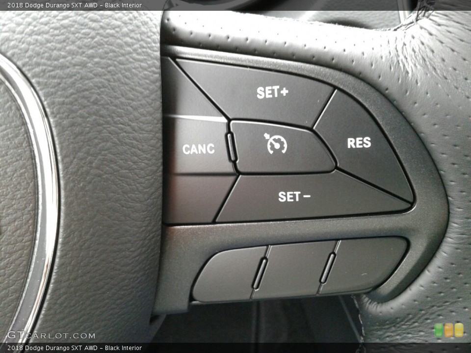 Black Interior Controls for the 2018 Dodge Durango SXT AWD #123731159