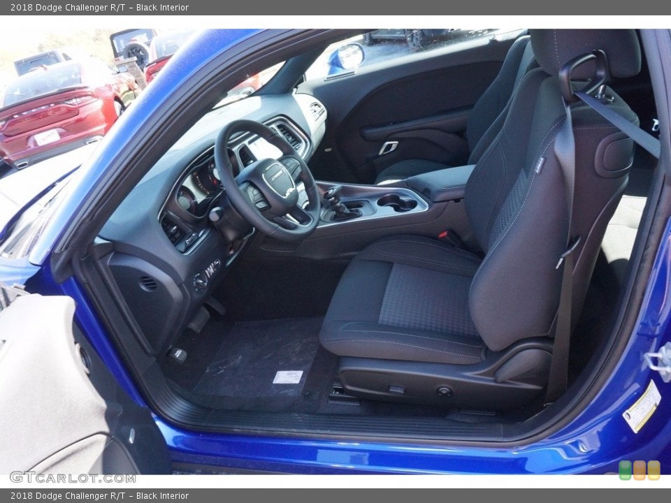 Black Interior Photo for the 2018 Dodge Challenger R/T #123735557