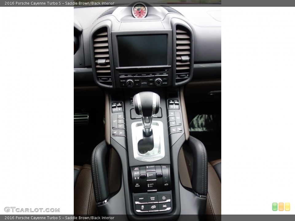 Saddle Brown/Black Interior Transmission for the 2016 Porsche Cayenne Turbo S #123741371