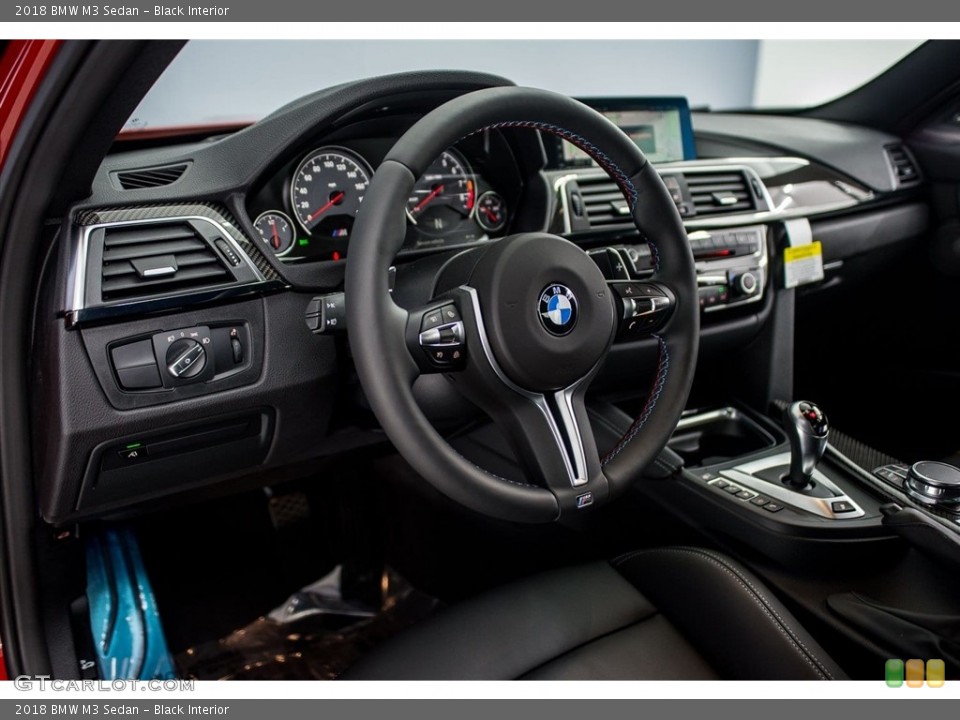 Black Interior Dashboard for the 2018 BMW M3 Sedan #123743441