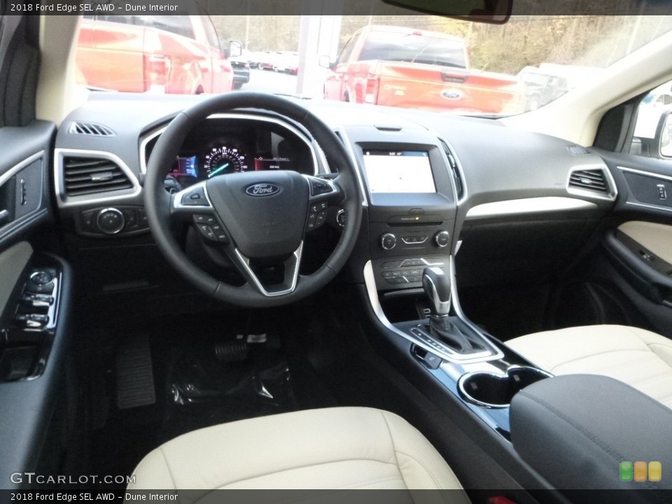 Dune Interior Dashboard for the 2018 Ford Edge SEL AWD #123752324