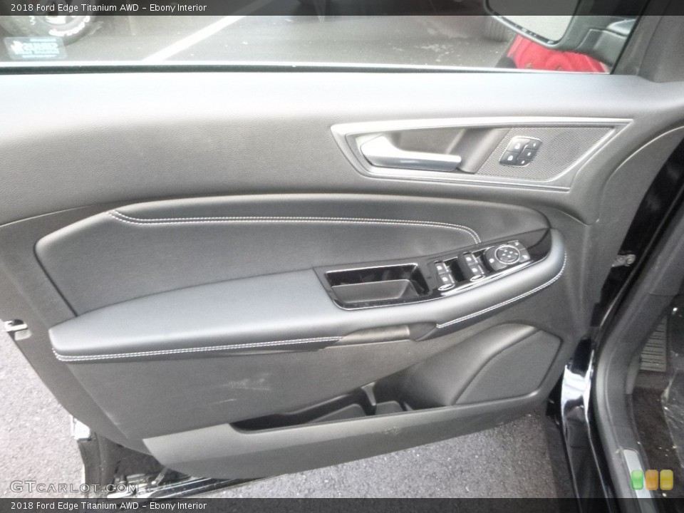 Ebony Interior Door Panel for the 2018 Ford Edge Titanium AWD #123752780