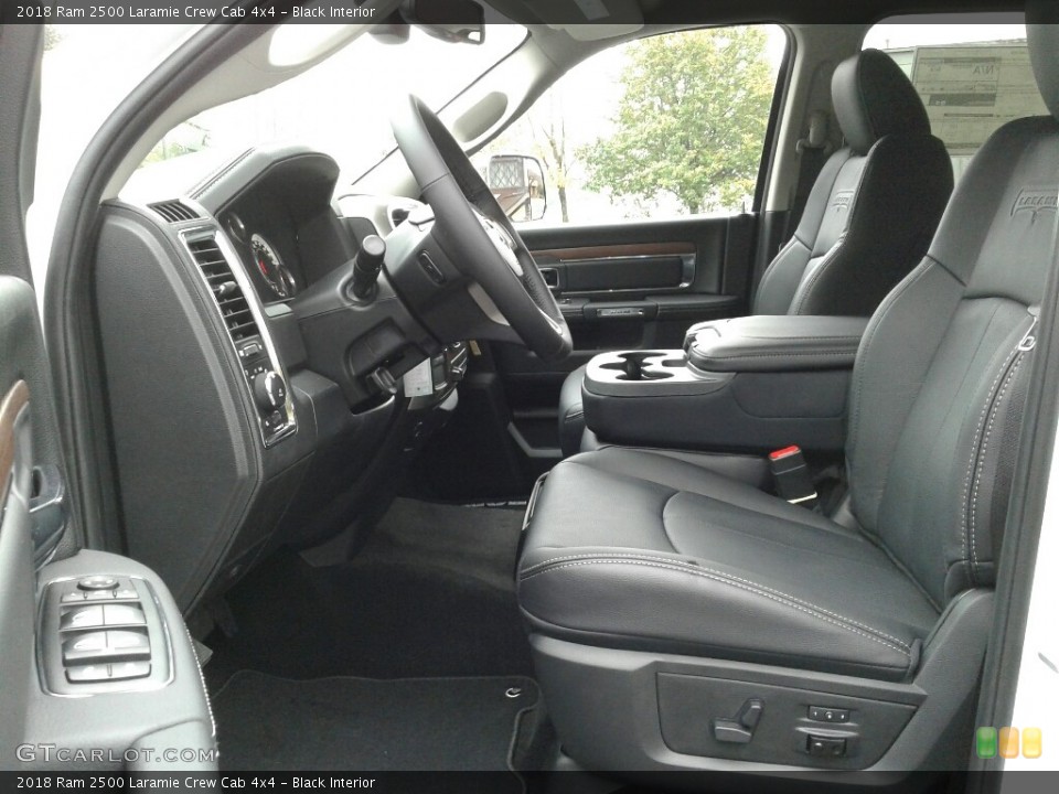 Black Interior Photo for the 2018 Ram 2500 Laramie Crew Cab 4x4 #123753635
