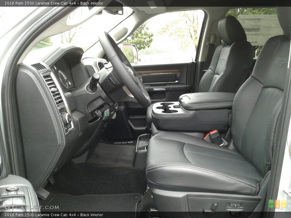 Black Interior Photo for the 2018 Ram 2500 Laramie Crew Cab 4x4 #123754931