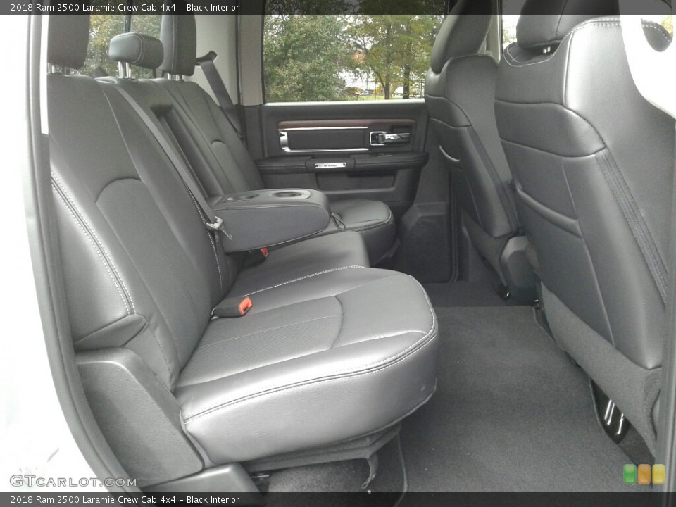 Black Interior Rear Seat for the 2018 Ram 2500 Laramie Crew Cab 4x4 #123755040