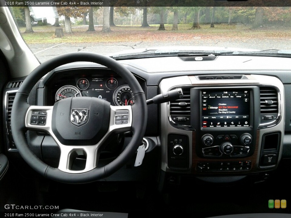 Black Interior Dashboard for the 2018 Ram 2500 Laramie Crew Cab 4x4 #123755786