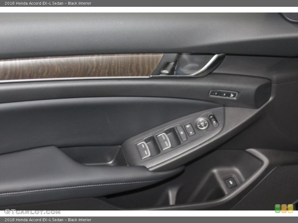 Black Interior Door Panel for the 2018 Honda Accord EX-L Sedan #123758396