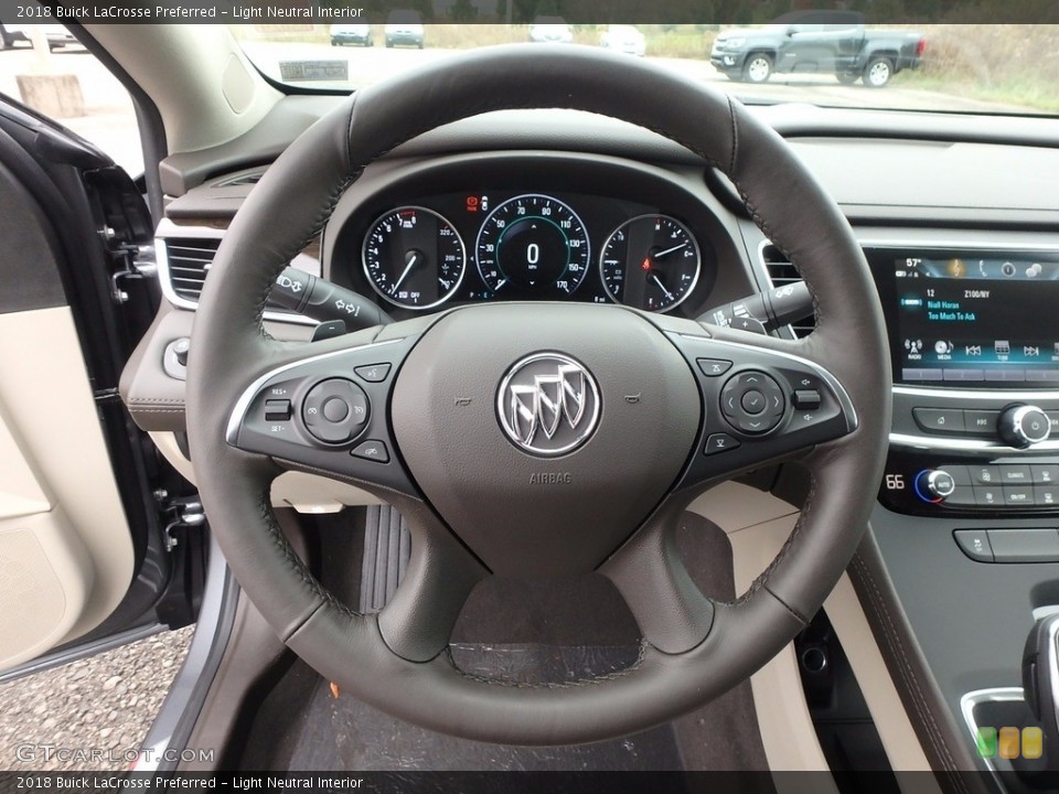 Light Neutral Interior Steering Wheel for the 2018 Buick LaCrosse Preferred #123758966