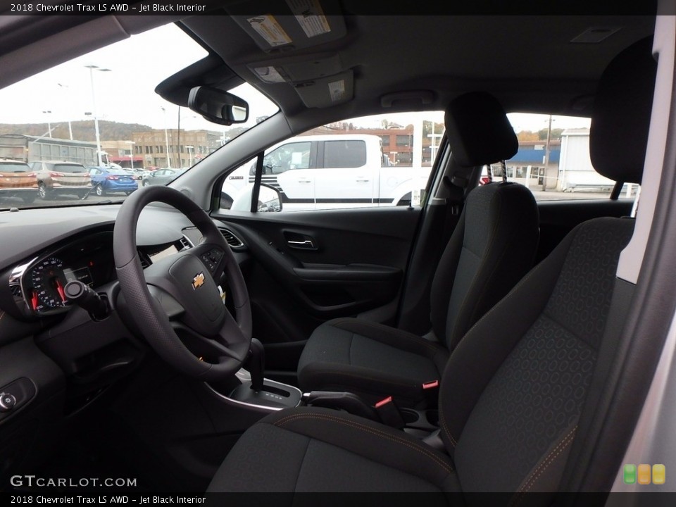 Jet Black Interior Front Seat for the 2018 Chevrolet Trax LS AWD #123761201