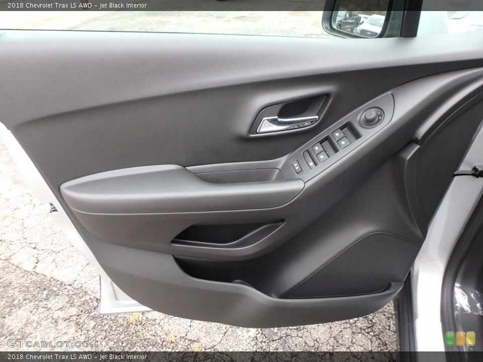 Jet Black Interior Door Panel for the 2018 Chevrolet Trax LS AWD #123761252