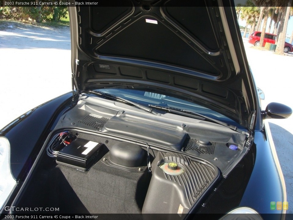 Black Interior Trunk for the 2003 Porsche 911 Carrera 4S Coupe #123761936