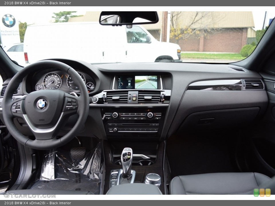 Black Interior Dashboard for the 2018 BMW X4 xDrive28i #123763550