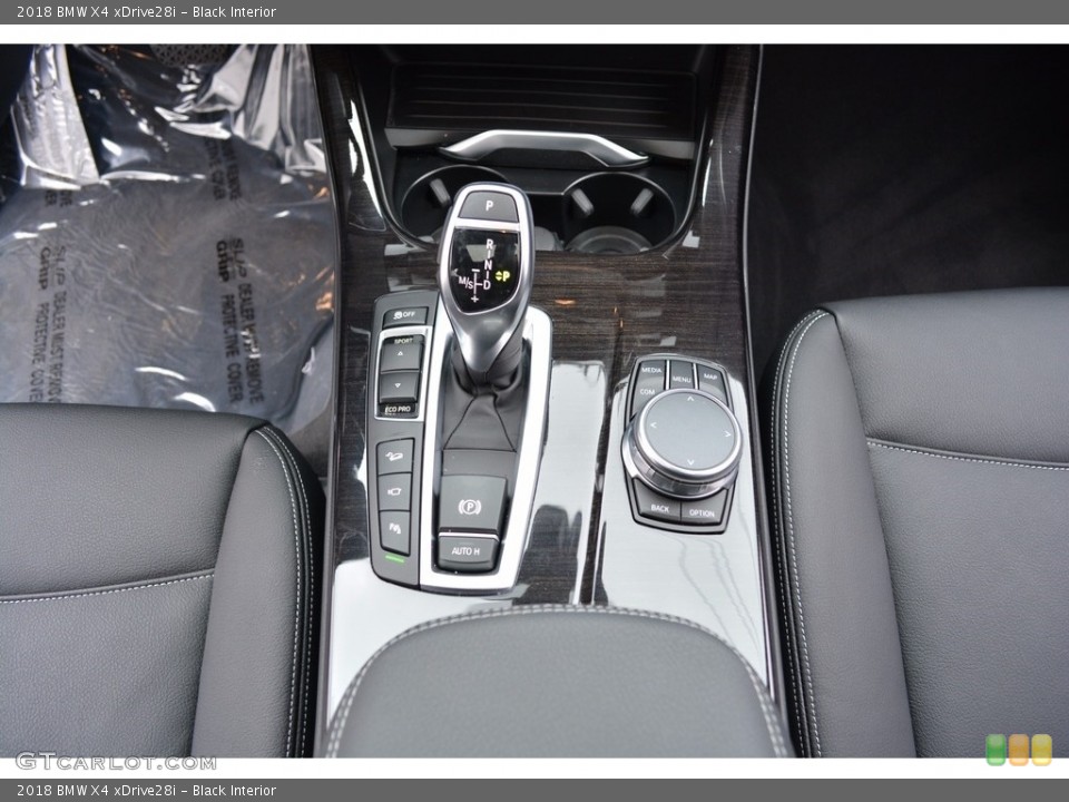Black Interior Transmission for the 2018 BMW X4 xDrive28i #123763556