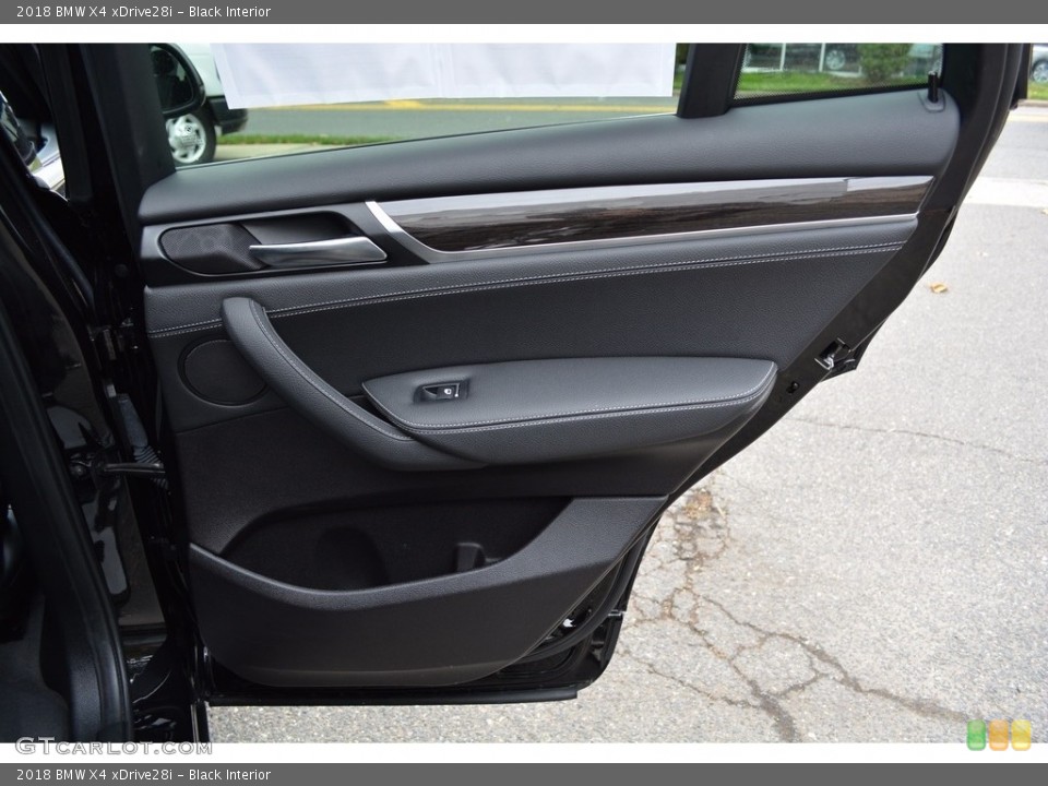 Black Interior Door Panel for the 2018 BMW X4 xDrive28i #123763577