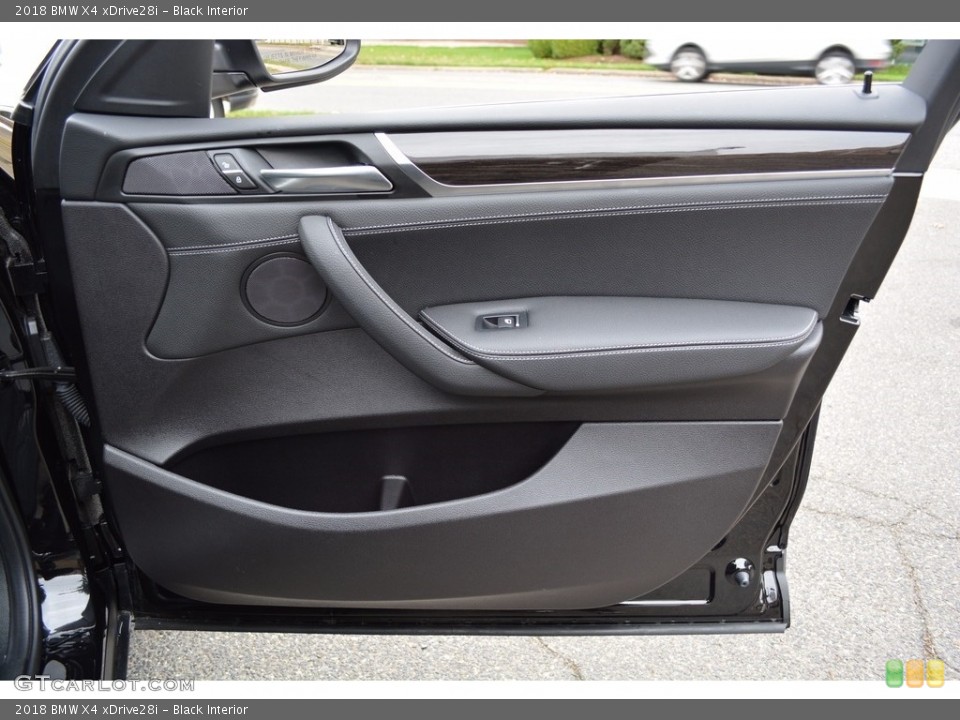 Black Interior Door Panel for the 2018 BMW X4 xDrive28i #123763583