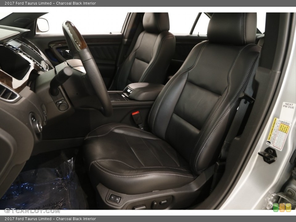 Charcoal Black Interior Front Seat for the 2017 Ford Taurus Limited #123771625