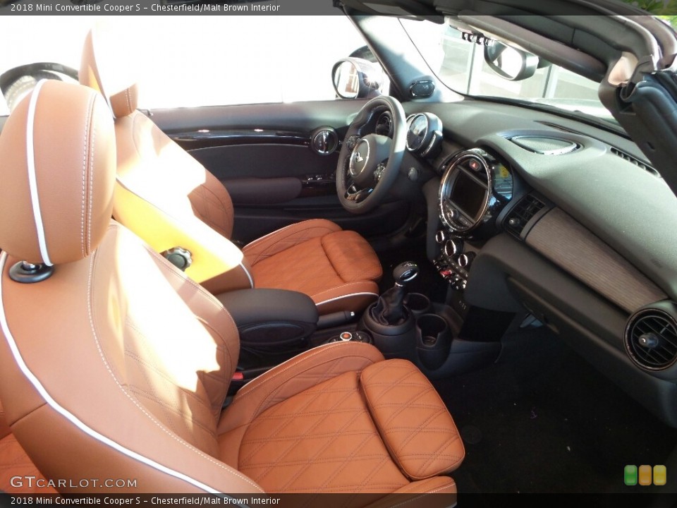 Chesterfield/Malt Brown Interior Photo for the 2018 Mini Convertible Cooper S #123778219
