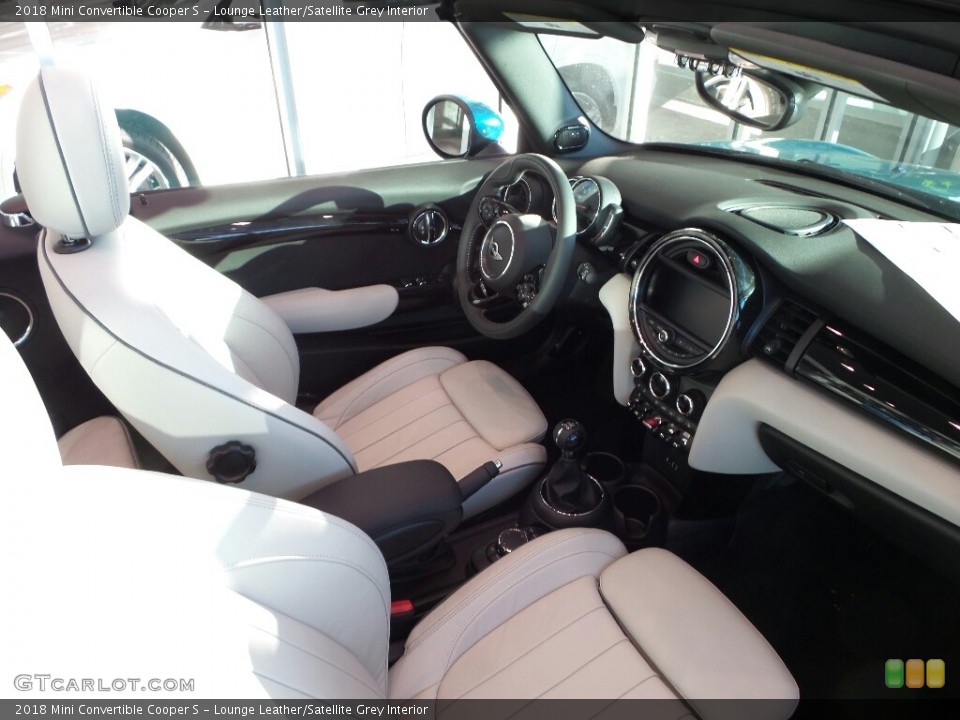 Lounge Leather/Satellite Grey Interior Photo for the 2018 Mini Convertible Cooper S #123778609