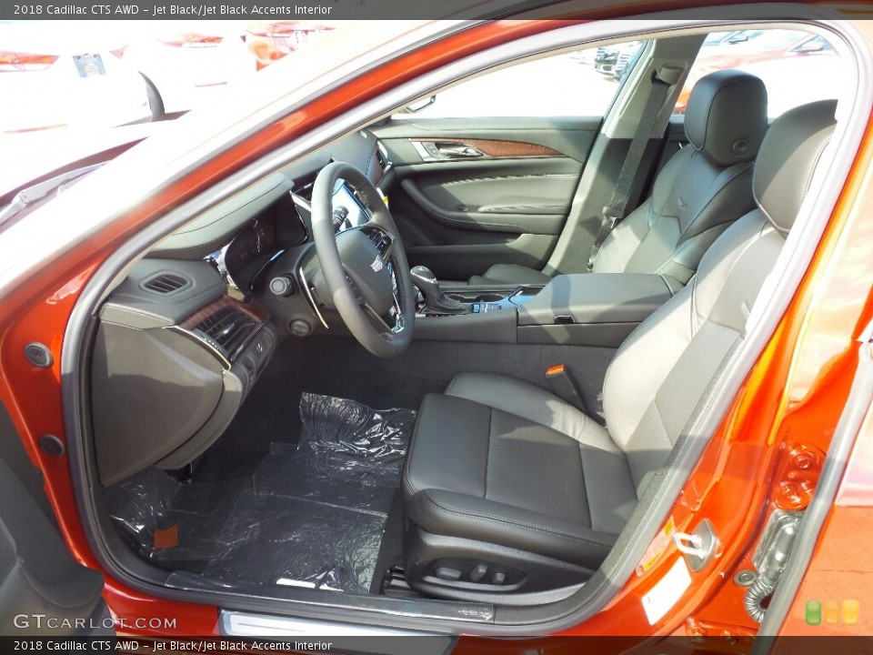 Jet Black/Jet Black Accents Interior Photo for the 2018 Cadillac CTS AWD #123785200