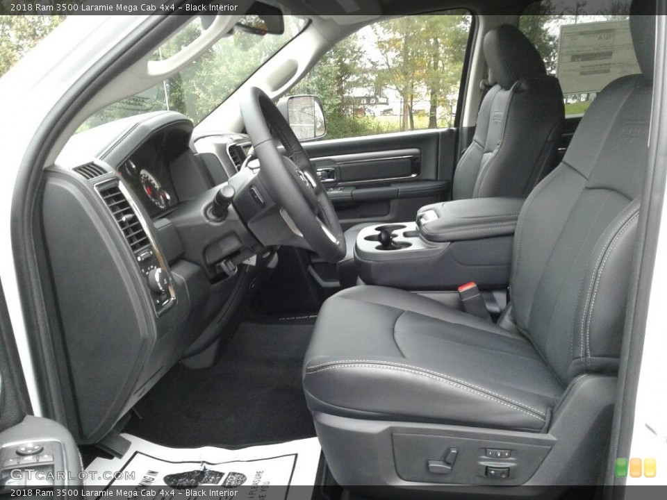 Black Interior Photo for the 2018 Ram 3500 Laramie Mega Cab 4x4 #123787888