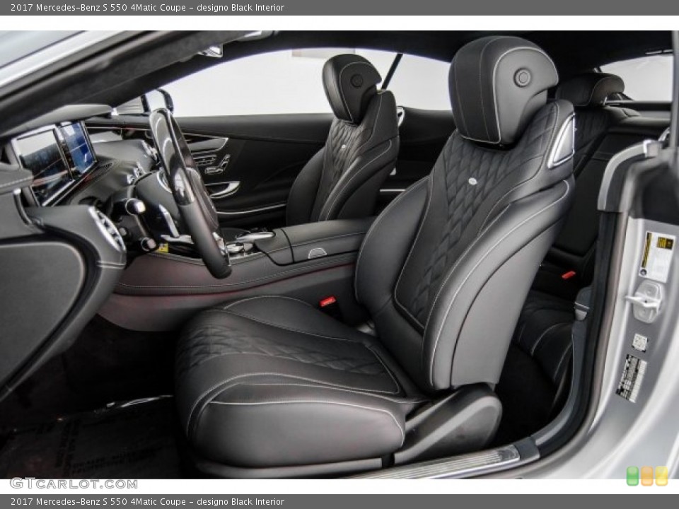 designo Black Interior Photo for the 2017 Mercedes-Benz S 550 4Matic Coupe #123791295