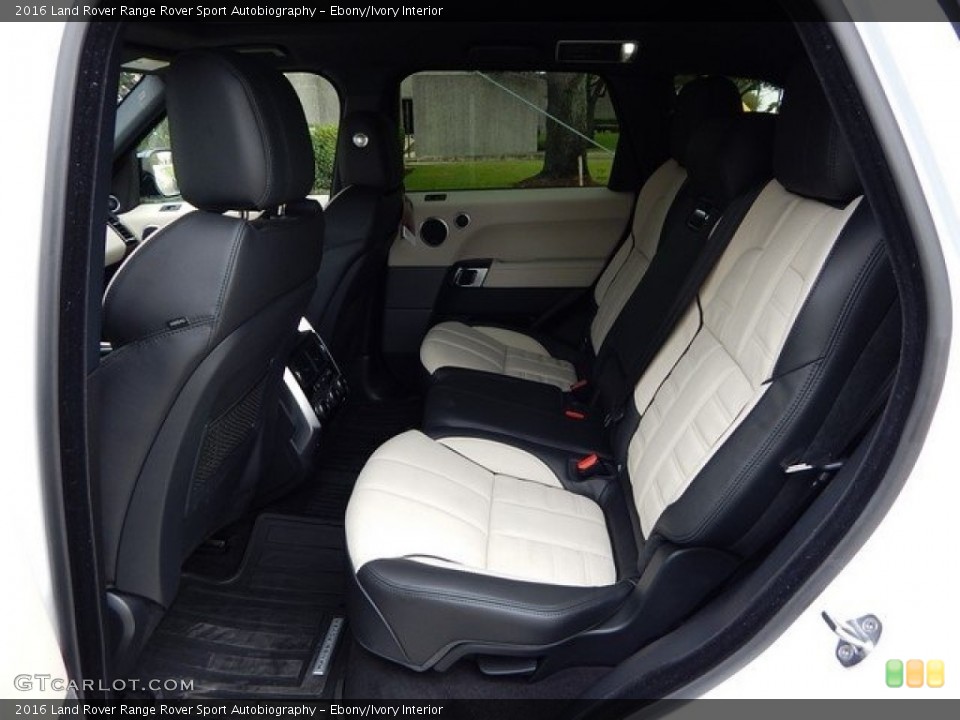 Ebony/Ivory Interior Rear Seat for the 2016 Land Rover Range Rover Sport Autobiography #123793758