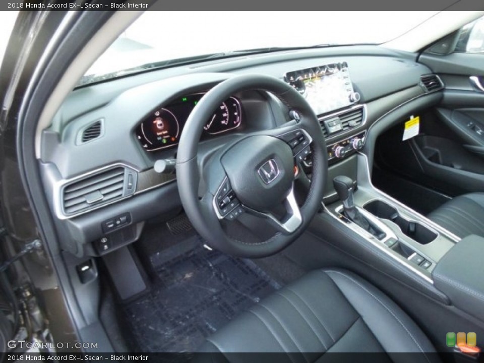 Black Interior Photo for the 2018 Honda Accord EX-L Sedan #123795354