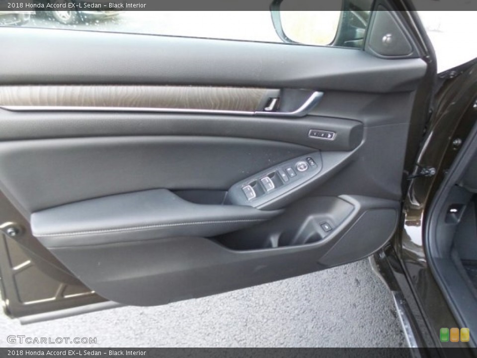 Black Interior Door Panel for the 2018 Honda Accord EX-L Sedan #123795435