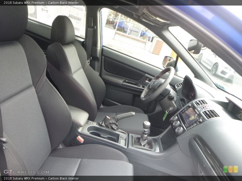 Carbon Black Interior Front Seat for the 2018 Subaru WRX Premium #123804726
