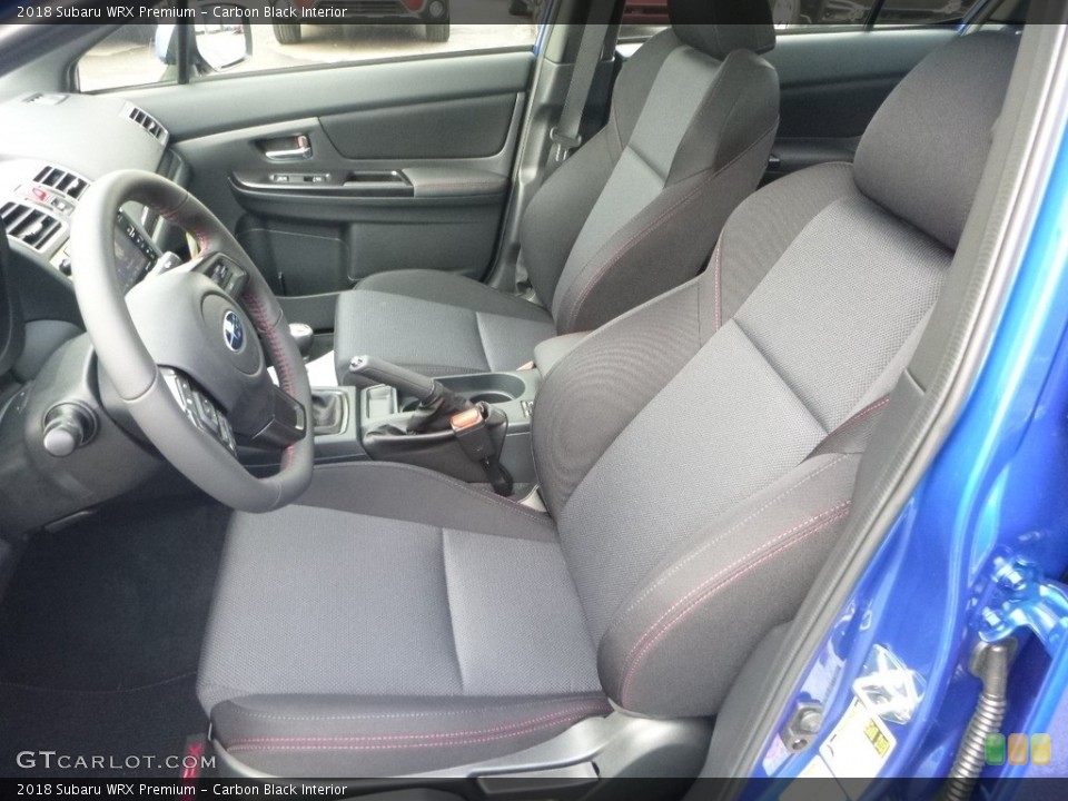Carbon Black Interior Photo for the 2018 Subaru WRX Premium #123804843