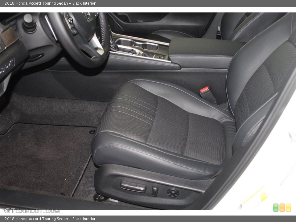 Black Interior Front Seat for the 2018 Honda Accord Touring Sedan #123807519