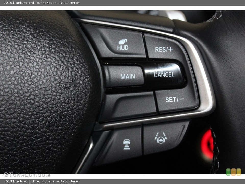 Black Interior Controls for the 2018 Honda Accord Touring Sedan #123807591