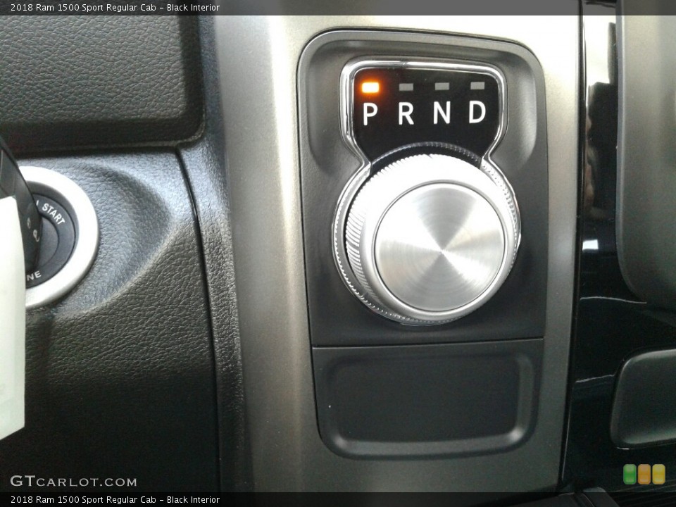 Black Interior Transmission for the 2018 Ram 1500 Sport Regular Cab #123807687