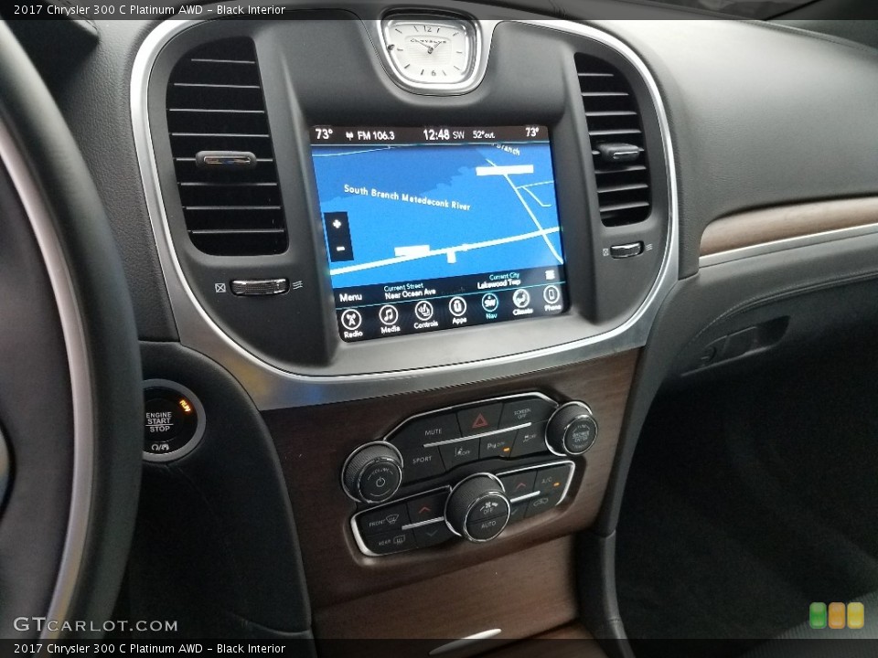 Black Interior Controls for the 2017 Chrysler 300 C Platinum AWD #123808389