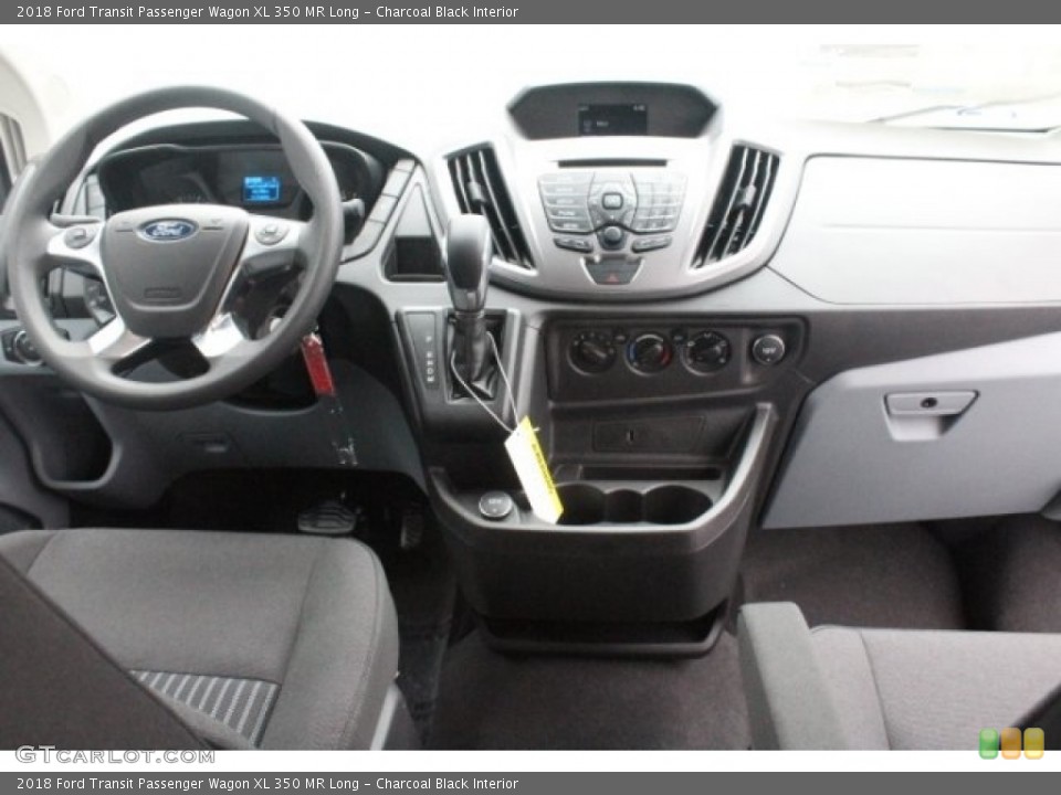 Charcoal Black Interior Dashboard for the 2018 Ford Transit Passenger Wagon XL 350 MR Long #123810003