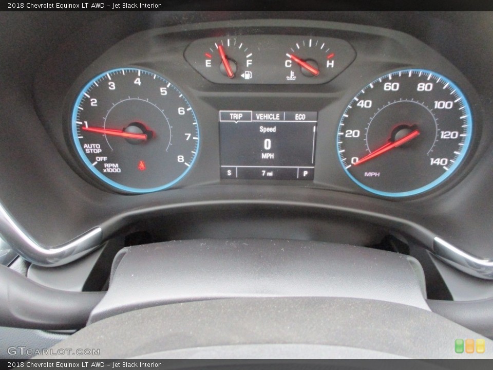 Jet Black Interior Gauges for the 2018 Chevrolet Equinox LT AWD #123816666