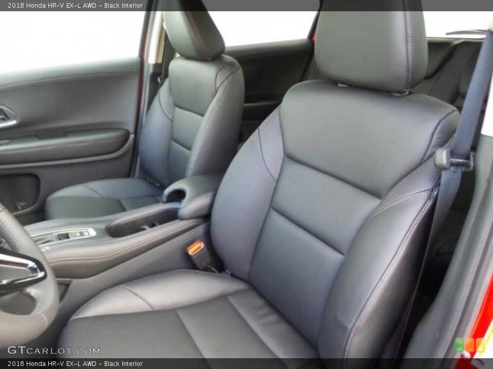 Black Interior Front Seat for the 2018 Honda HR-V EX-L AWD #123818166