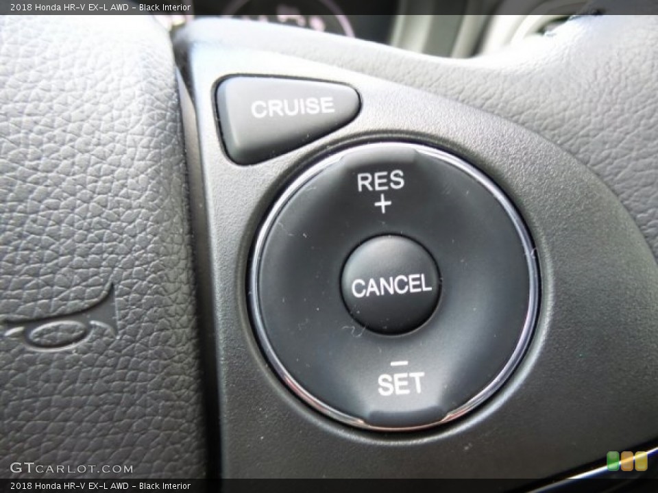 Black Interior Controls for the 2018 Honda HR-V EX-L AWD #123818283