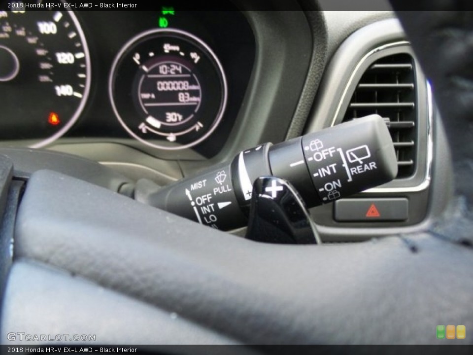 Black Interior Controls for the 2018 Honda HR-V EX-L AWD #123818301