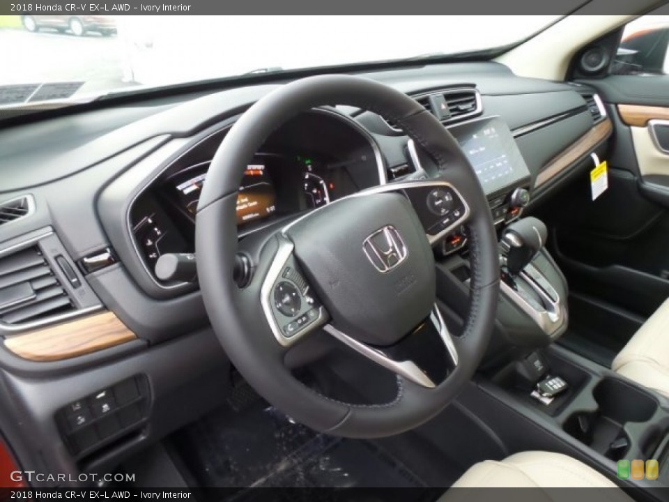 Ivory Interior Photo for the 2018 Honda CR-V EX-L AWD #123820290